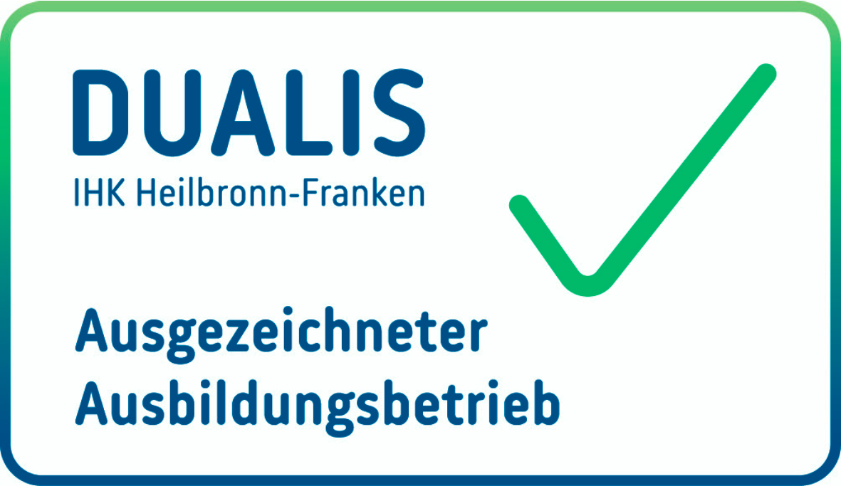 DUALIS: Ausgezeichneter Ausbildungsbetrieb